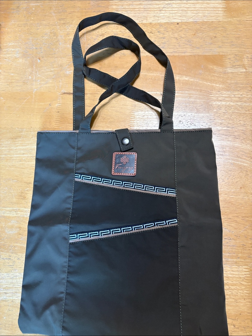 Tenzing  Tote Bag with Decorative Trim